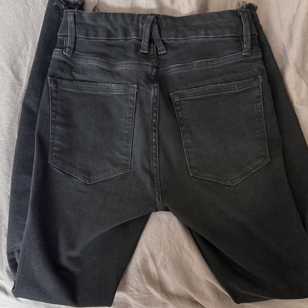 Good American Charcoal Denim Jeans